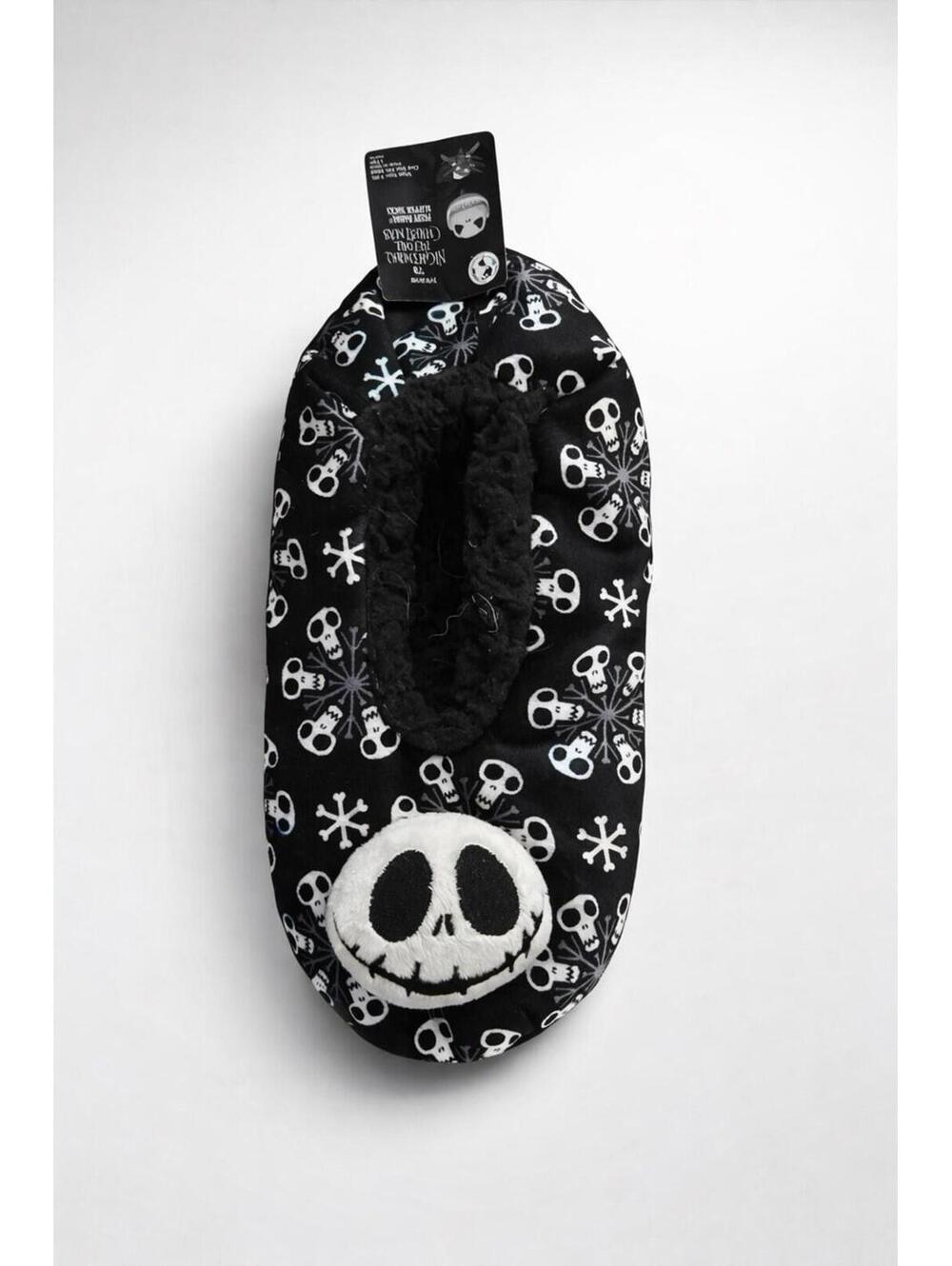The Nightmare Before Christmas Fuzzy Babba Slipper Socks - Size 7-9